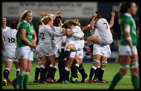 Ireland v England Women Grand Slam Champions 6 Nations 2017